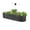 Gray, variant on VEVOR Metal Raised Garden Bed, 4 x 2 x 1 ft Oval Outdoor Galvanized Planter Garden Box, Open Bottom Design, Large Planter Raised Bed for Growing Vegetables, Flowers, and Succulents, Galvanized Color