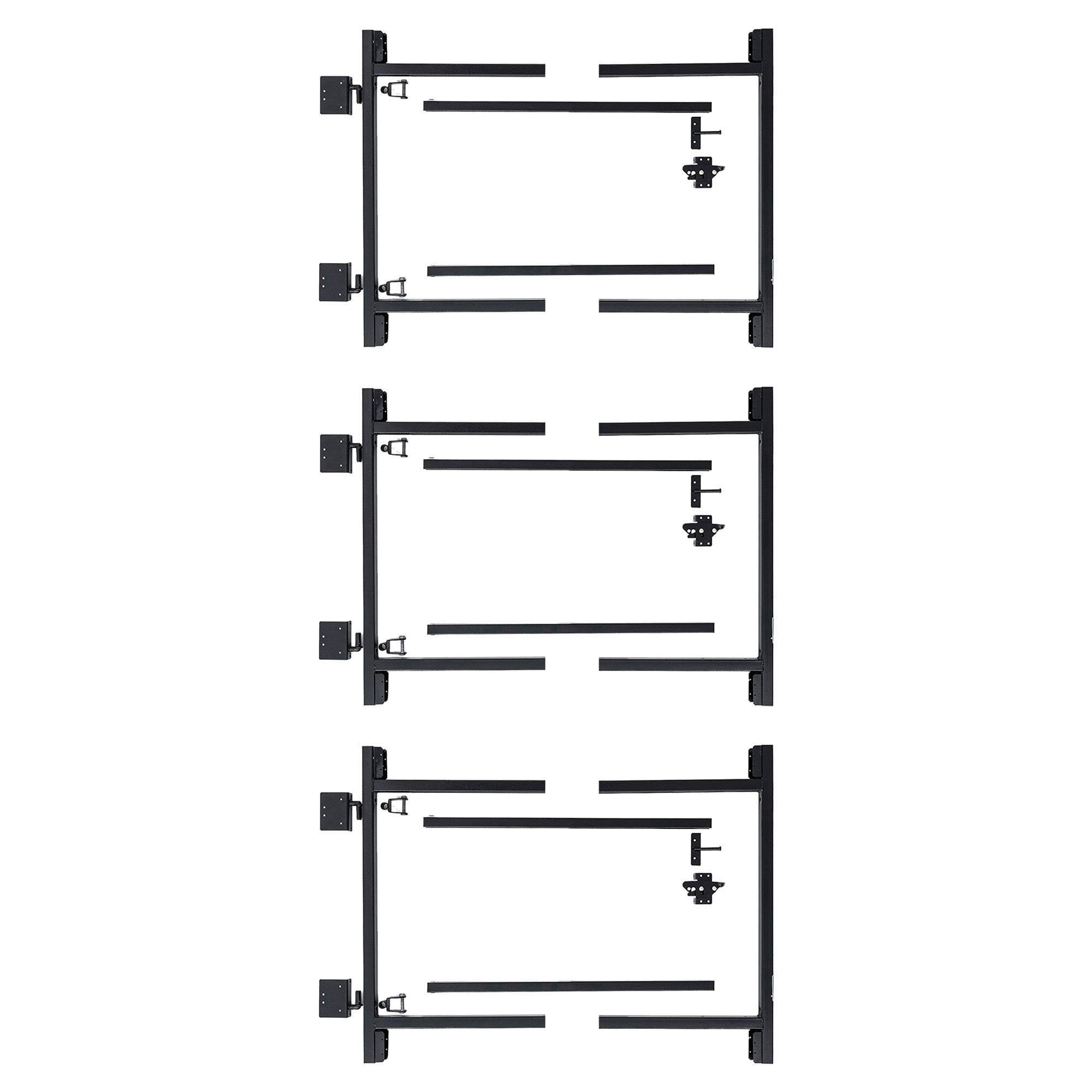 Adjust-A-Gate Steel Frame Gate Kit 36 -60 Wide Opening Up To 4 High (3 Pack)
