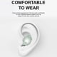 thumbnail image 4 of LX-410 Bluetooth 5.3 Bean Shape Earbuds Touch Control Wireless Earphones with Sleep Mode - Green, 4 of 5