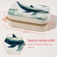 thumbnail image 5 of Whale Velvet Portable Jewelry Box with Removable Compartment - Ideal Bracelet Holder and Necklace Organizer - Gift, 5 of 7