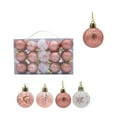thumbnail image 2 of Wooowa 30 Pcs Christmas Ball Ornaments Set - Unique Styles Christmas Tree Decorations with Glitter for Large Christmas Tree, Holiday Party, 2 of 7