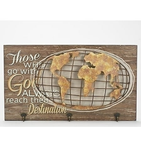 Globe Plaque - 23.5
