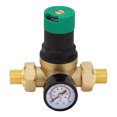 thumbnail image 1 of Brass Water Hose Pressure Regulator RV Water Pressure Regulator with 0-60mpa Meter, 1 of 7