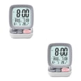 thumbnail image 1 of Toystoory Desktop wake up Clock with Date  Type Clock  Temperature Computer 2piezas Blanco Tipo de carga, 1 of 1
