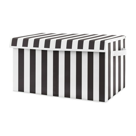 UPC: 0846480087793 | Paris Striped Storage Fabric Toy Box by Sweet Jojo Designs