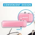 thumbnail image 4 of Single Hole Punch, 1/4 Inch Handheld Puncher with 20 Sheet Capacity, Non-Slip Base for Paper Crafting and Office Use, Pink, 4 of 7