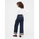 thumbnail image 3 of Jeans de Mujer GAP Tiro Alto Pierna Ancha Indigo Oscuro, 3 of 4