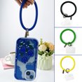thumbnail image 2 of Key Ring Flexible Soft Silicone Round Wristbands Key Chain for Men Women, 2 of 7