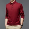 thumbnail image 3 of CENL Mens Button Collar Dress Shirt Blouse Long Sleeve Tops Business Formal T-Shirt, 3 of 9