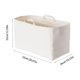 thumbnail image 3 of CaiYueKe Canvas Storage Bag, Foldable Clothes Organizer Bag with Handles, Washable Storage Bag for Toys Blankets Clothing, Breathable Canvas Bin, Under Bed Storage Bag, Multi Size Storage Organizer, 3 of 7