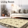 thumbnail image 2 of ODIKA 2'x3' Machine Washable Non-Slip Area Rug, Geometric Cheetah Print Rich Beige and High Traffic Rug, Beige, 49218, 2 of 7