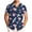 Z38-Dark Blue-xcmzpl big and tall camp collar tops, variant on Xcmzpl Men's Hawaiian Print Button Down Shirt Rolled up Short Sleeve Casual Summer Top Camp Collar Loose Fit Tshirts Dark Blue XXXXXL