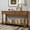 Brown, variant on Noble House Adelaide 63" Console Table, Solid Wood Frame Mid-Century Entryway Storage, Retro Blue