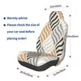 thumbnail image 2 of Lsque Geometric Pattern Car Seat Covers for Front Seats , Waterproof Seat Covers for Cars, Sporty Front Seat Covers,Car Seat Cover Protector Front Seats, 2 of 5
