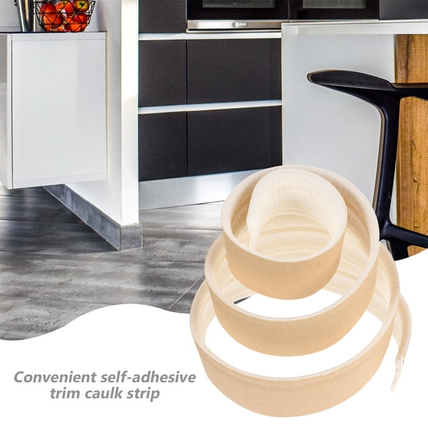 Milisten Tira Decorativa Moldeable Auto Adhesiva Para Borde De Pared Y Sin Residuos