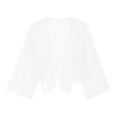 thumbnail image 5 of Ltctricy Shrugs for Women Lightweight Chiffon 3/4 Sleeve Open Front Kimono Cardigans Casual Loose Beach Cover Up Tops, 5 of 7
