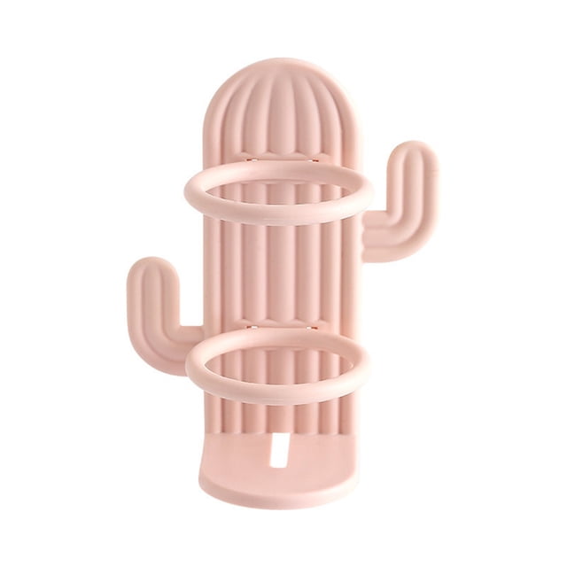 Bovemsi Clearance Perforation Cactus Toothbrush Holder Storage Rack Wall Mounted Drain Electric Toothbrush Holder