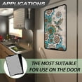 thumbnail image 6 of XYZCANDO Hummingbird RV Door Window Shade Bohemian Flower RV Window Shade with Hook and Loop Camper Decor Foldable RV Black Out Curtains for Camper Windows Universal RV Window Cover Green, 6 of 7