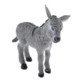 thumbnail image 3 of de modelo de animales de simulación, juguete educativo para niños, decoración , de , adornos para tartas , Gris Burro 6.5x2.5x6.5cm, 3 of 6