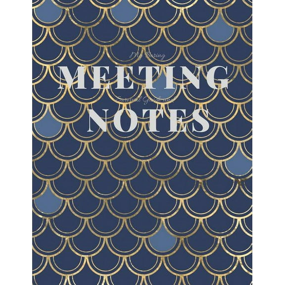 My Boring Meeting Survival Guide and Notes: 8.5x11 Meeting Notebook and Puzzle Book (Paperback)