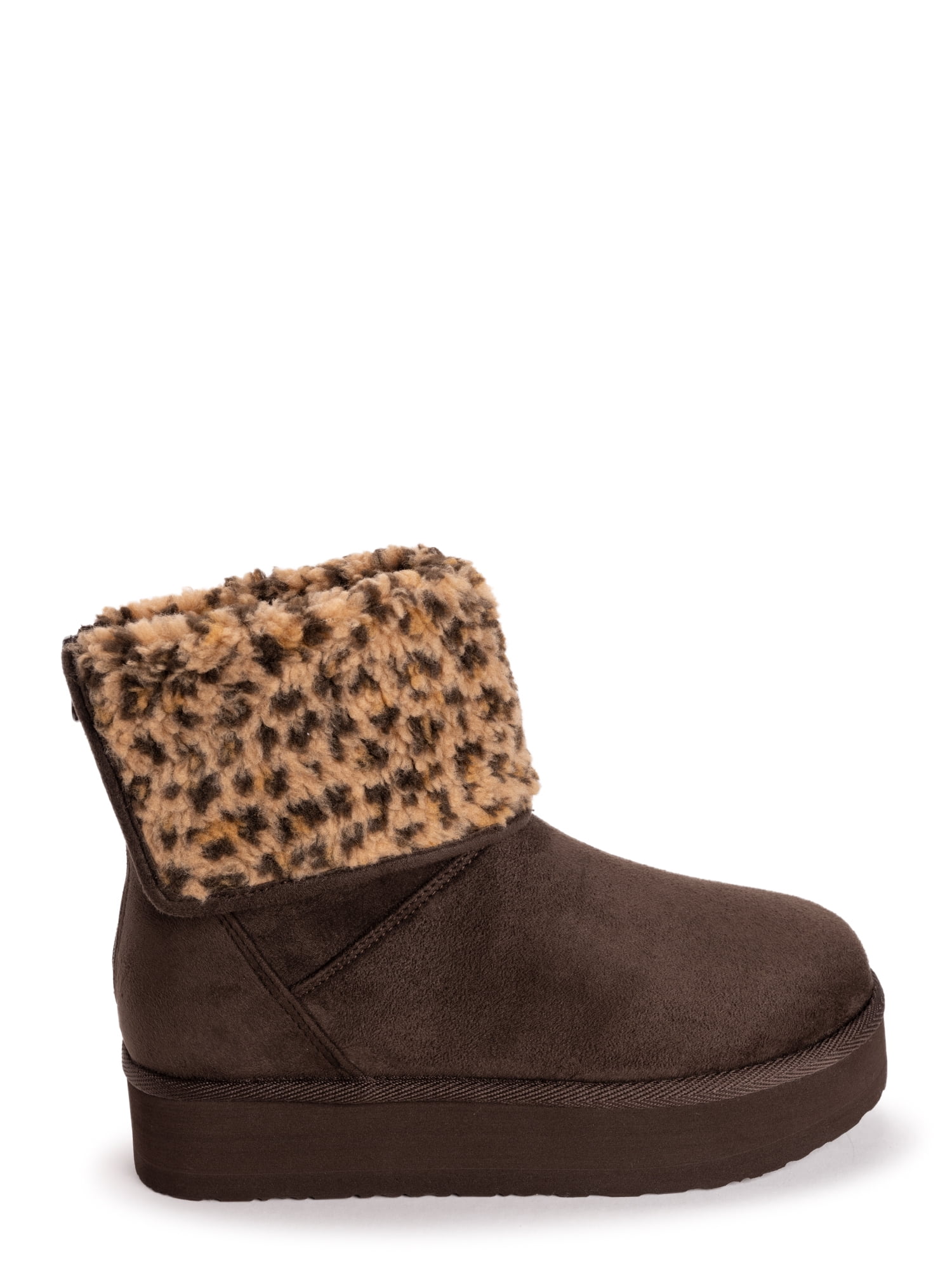 MUK LUKS Women's Adelle Cozy Platform Foldover Boot