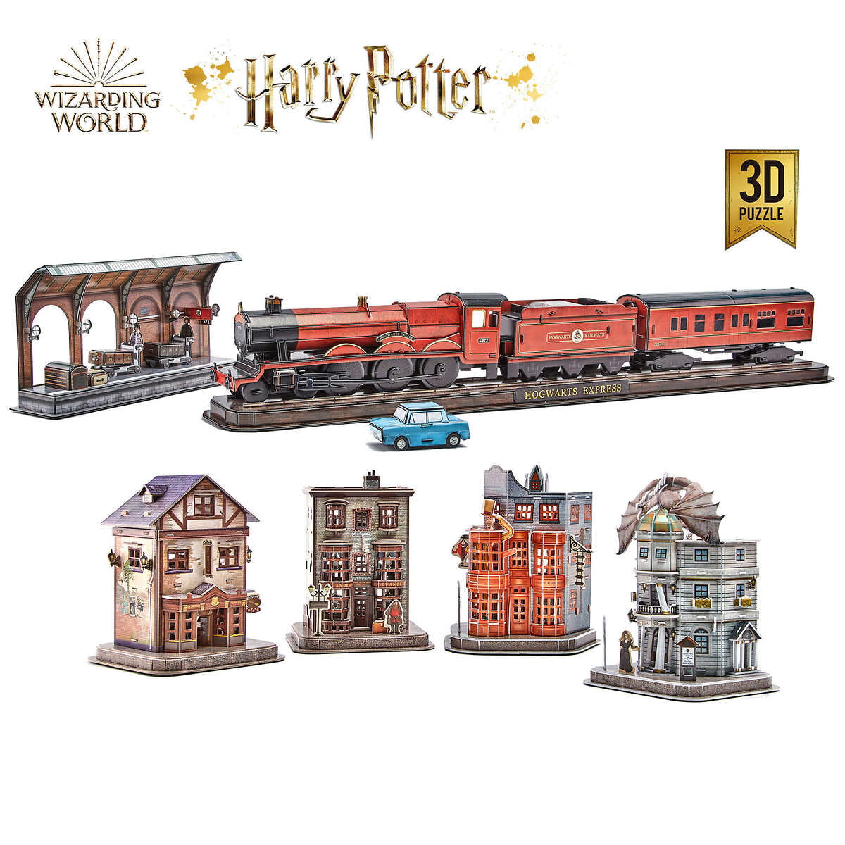 Details about   Harry Potter Hogwarts Express 3D Puzzle With No Need For Tools Or Scissors NEW 