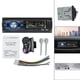 thumbnail image 5 of Unidad principal estéreo para automóvil Sunnimix 1 Din Bluetooth 5.0 2 puertos USB con volante control remoto LCD Kit, 5 of 8