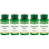 5 Pack - Nature's Bounty Magnesium 500 mg Tablets 100 Tablets Each