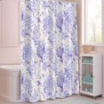 thumbnail image 5 of Shower Curtain Purple Hydrangea Shower Curtains for Bathroom Decor, Waterproof Polyester Shower Curtain Set with Hooks, Standard Size 72" x 72" Spring Flower, 5 of 9