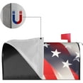 thumbnail image 3 of American Flag Patriotic Mailbox Covers Magnetic Waterproof Mail Cover Letter Post Box Wraps for Home Garden Yard Decor, 21x18 in, 3 of 6