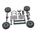 thumbnail image 2 of KLKCMS 1/16 RC Upgrades Kit Crossbeam Front and Rear Shock for C64 DIY Trucks black, 2 of 9