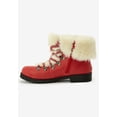 thumbnail image 4 of Comfortview Arctic Bootie Faux Fur Trim Women's Winter Snow Boots (Wide Widths Available), 4 of 6