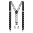 thumbnail image 1 of Buyless Fashion Bretelles pour Hommes - Sangles Élastiques Réglables 48 Pouces 1 1/4 Pouces - Forme Y, 1 of 7