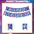 thumbnail image 3 of Banner de cumpleaños BHNACIER Galaxy Space Astrology Party, 3 of 7