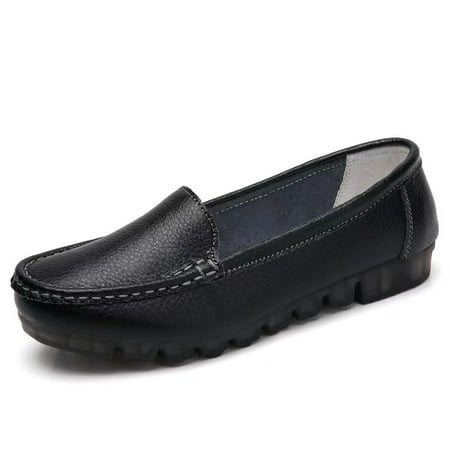 

Women‘s Faux Leather Flat Shoes Lightweight Breathable Loafer Shoes Women‘s Footwear