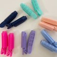 thumbnail image 4 of 5 Pcs Cheveux Rouleau Clip Vague Coiffure Racine Dossier Coiffure Boucles Outils de Coiffeur, Rose Rouge, 4 of 4