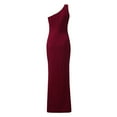 thumbnail image 5 of Aayomet Ball Dresses for Women V Neck Sleeveless Bridesmaid Dress Wedding Party Gown,Red S, 5 of 5
