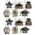 thumbnail image 1 of 24 PCS Decoraciones de Graduación Clase de 2024, Espirales Colgantes Moradas y Doradas para Suministros de Fiesta de Graduación, 1 of 5