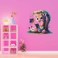 thumbnail image 3 of Cute Cartoon Giraffe reading Book Animal Wall Art Sticker Designs Vinyl Stickers For Home House Walls Rooms Windows Bedroom Decoration Size (20x20 inch), 3 of 3