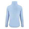 thumbnail image 3 of Women's Cutter & Buck  Powder Blue Miami Dolphins Coastline Epic Comfort Eco Recycled Funnel Neck Top, 3 of 3