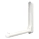 thumbnail image 2 of Ganchos para colgar la ropa - Percha telescópica plegable de pared para armario de lavandería, de plástico, fácil de instalar (blanco), 2 of 9