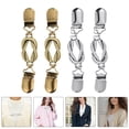 thumbnail image 3 of OUNONA Clips para cuello de camisa, chal, broches, cárdigan, suéter, botones retro para niñas, mujeres, clip para ropa, capa, hebillas, 3 of 6