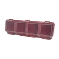 thumbnail image 3 of Colaxi Hardware Tool Box Organizer Tool Box Storage Bin 4 Compartments Screw Organizer for Hardware Small Parts Bolts Nails Workshop Red, 3 of 8