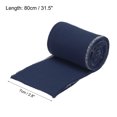 thumbnail image 2 of Uxcell 1 Pair Elastic Cuffs Ribbed Trims, 31.5" x 2.8" Cotton Knit Rib Stretch Cuff Sleeve for DIY Sewing, Navy Blue, 2 of 6
