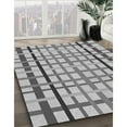 thumbnail image 3 of Ahgly Company Tapis Rond Lavable en Machine Intérieur Transitionnel Gris Argent Platine, 6 Pieds Rond, 3 of 7