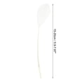 thumbnail image 2 of Uxcell 6-8 Inch Goose Feathers, 50 Pack Bulk Natural Feathers for Crafts Style 4, White, 2 of 5