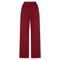 thumbnail image 7 of Fashion Sweatpants for Womens Elastic Waist Plus Size Solid Color Comfortable Casual Elastic Pants With A Waist And Long Pants Save to 65% off!, 7 of 7