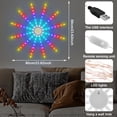 thumbnail image 2 of Lapalife Firework LED Lights, RGB Dream Color LED Strip Lights with Remote Control Wall Hanging Lights for Bedroom, Christmas Decorations, 2 of 9