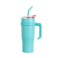 thumbnail image 1 of 40 OZ Tumbler with Handle Leak Proof Reusable Water Bottle, 1 of 8