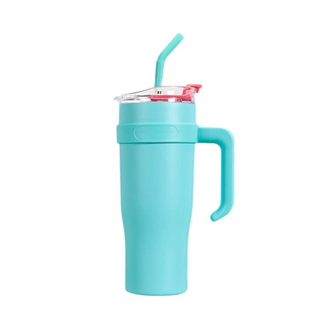 Gobelet de 40 OZ avec Poignée, Étanche, Bouteille d'Eau Réutilisable
